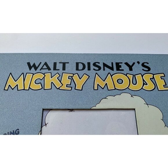 Disney Store Photo Picture Frame Large Mickey Minnie 10x8 Fits 5.5x3.5 Retro - Picture 2 of 11